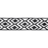 Sheer Braid Trim Black, White - per metre
