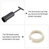 sourcing map G9 Light Socket Rings Lamp Shade Holder Adapter Ring Replacement with Removal Tool, 1 Set