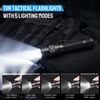 Trustfire T11R Tactical EDC Flashlight Type-c Rechargeable Torch 1800Lumen US