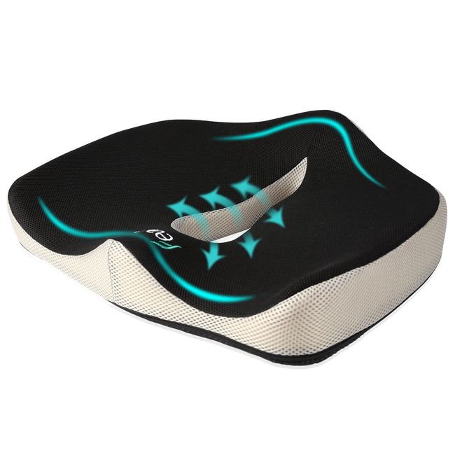 Car Cushion Orthopedic Memory Foam Prostate Cushion Coccyx Sciatica  Backrest Comfort Chair Car