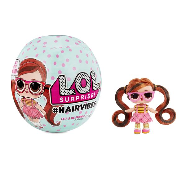 L.O.L. Surprise! Hairvibes Dolls with 15 Surprises & Mix & Match Hairpieces