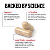 FORCE FACTOR Test X180 Alpha v2 T-Support for Men T-Supplement to Help 120caps