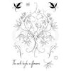 Pink Ink Designs Classic Clematis-Clear Stamp Set, A5