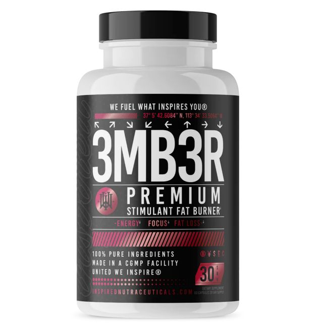 Inspired Nutraceuticals - 3MB3R Stim - 60 Capsules