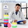 64 Pcs Retainer Case with Vent Holes Mouth Guard Container Case Dental Storage Container Multicolor Dental Retainer Box for Office Travel Household, 9 Colors (Classic Color)