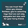 Petface Latex Blackberry Soft Chew Dog Toy, Small