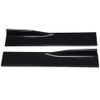 For Ford Focus St Rs  2000- 2018 Side Skirts Rocker Panel Lip Splitter 78.7"
