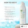 Aloe Up White Sunscreen Continuous Spray SPF 50 - Gentle Sunscreen Spray Face with Aloe, Non-Greasy Face Sunscreen Spray for Face & Body, Paraben-Free & Cruelty-Free Sunscreen Face Spray - 5.5 Fl. Oz.