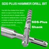 SDS Plus Rotary Hammer Drill Bit 8Pcs Set Masonry Drill Bit for Drilling Concrete Stone Bricks Rock