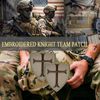 EmWoot 2PCS Knights Templar Cross Patches Knight Patch Embroidered Morale Patch Hook and Loop(Khaki)
