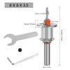 Countersink Drill Bit Set, 5Pcs Wood Drill Bit Set, Countersink Drill Bit Set Adjustable Replacement Combo with Case for Wood Metal Power Tool