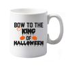 Flox Creative 10 oz Ceramic Mug Bow King Halloween Both Sides