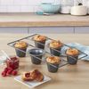 Chicago Metallic Professional 6-Cup Popover Pan with Armor-Glide Coating, Silver
