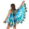 Boland 52876 Peacock Wings, Multicoloured, 155 x 115 cm