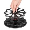 FlagShip 4 Tier Coffee Pod Holder Carousel for Vertuo 4 Tier black