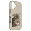 Stunning Tabby Cat With Cat Related Word Collage Background Case for iPhone 16