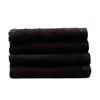 Catherine Lansfield Quick Dry Cotton 4 Pack Face Cloth Black