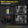 2x 4-sides 9006 LED Headlight Bulb Conversion Kit Low Beam 6500K Super Bright
