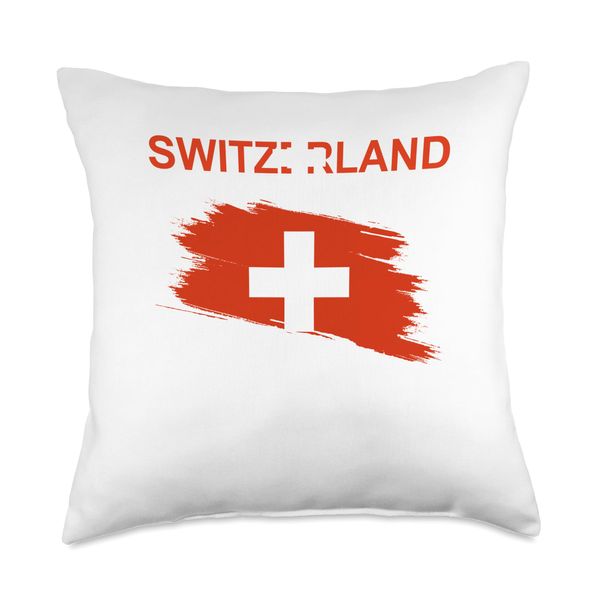 Switzerland Design Throw Pillow