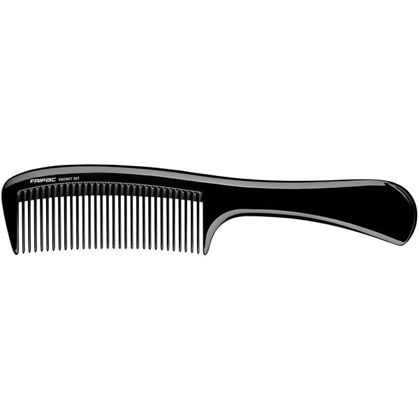 Fripac Ebonite Number 503 Extra Fine Comb, 21.5 cm