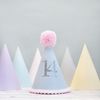 Any Age Pastel Birthday Party Hat - Multiple Colour Choices Available