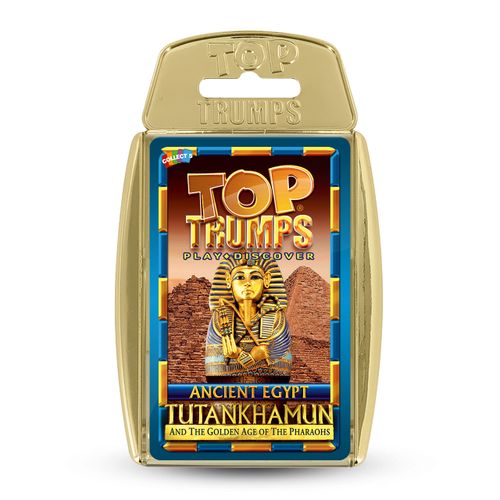 Top Trumps Ancient Egypt Specials Card Game, learn facts about The Pharaoh of Egypt King Tutankhamun, Cleopatra, Nefertiti and The Mummy, educational gift and toy for boys and girls aged 6 plus
