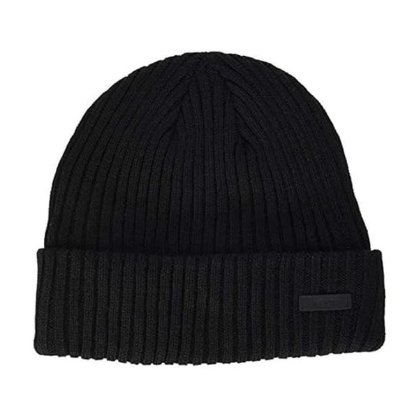 Barts Men's Wilbert Turnup Beanie Hat, Navy, UNI