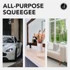 Squeegee for Shower Door, Car Windshield, and Glass Window - 2 Extra Silicone