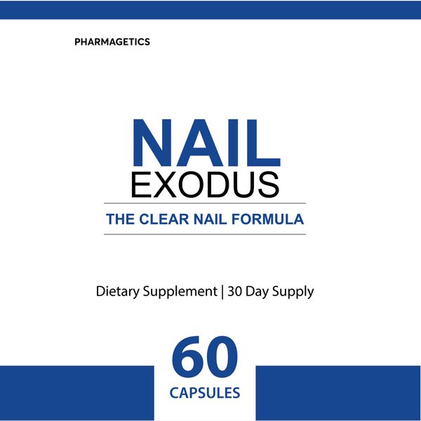 Nail Exodus -Clear Nails Support Formula, Nail Supplement - 60 Capsules Official