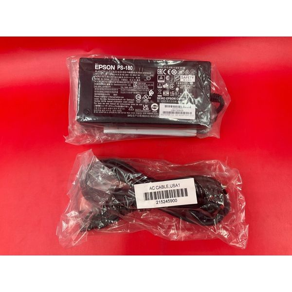 Epson Receipt Printer Power Supply C32C825343 AC Adapter AC Cable ✅❤️️✅❤️️