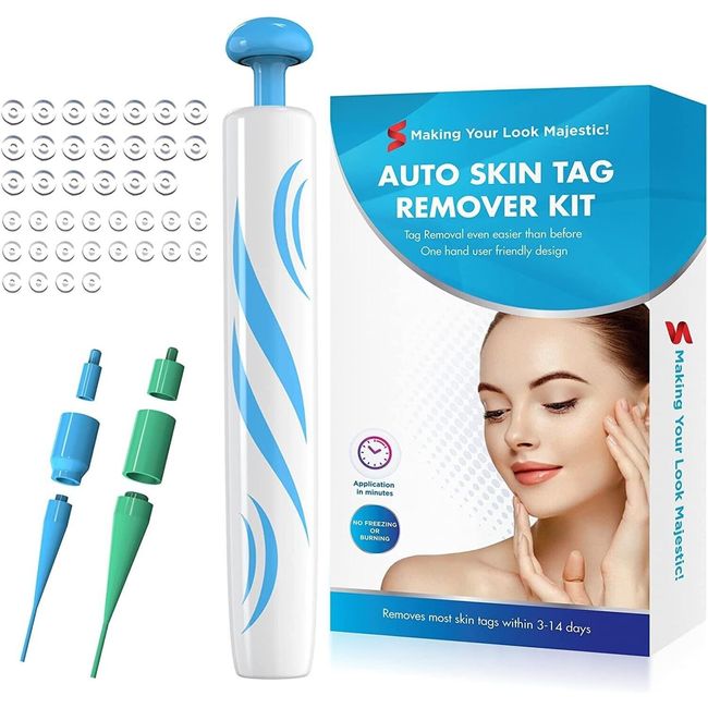 Skin Tag Remover,Painless Skin Tag Remover Pen,Skin Tag Removal Kit Tools with 4