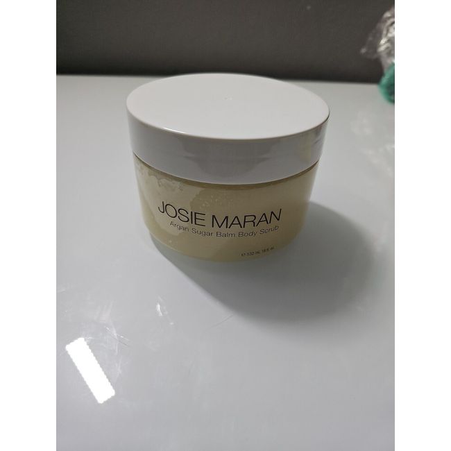 Josie Maran Argan Sugar Balm Body Scrub (Vanilla Fig ) 18 oz. NEW & SEALED