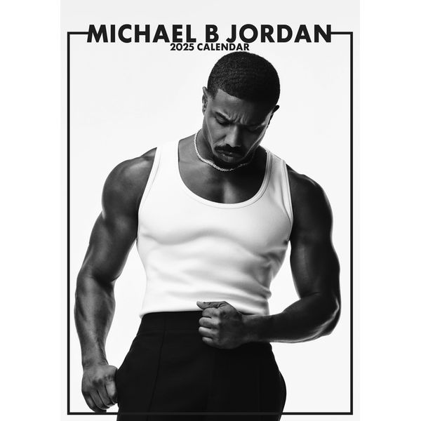 Michael B Jordan 2025 - A3 Size Wirobound Calendar