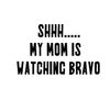 BravoTV Baby Onesie (18M, White/Black)
