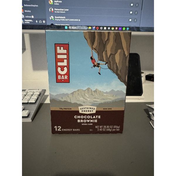 CLIF BAR - Energy Bar - Chocolate Brownie (2.4 Ounce Protein Bar, 12 Count)