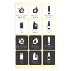 Garbage Sorter Stickers, Set of 12, Burnable Garbage, Non-Burning Garbage, Bottles, Plastic