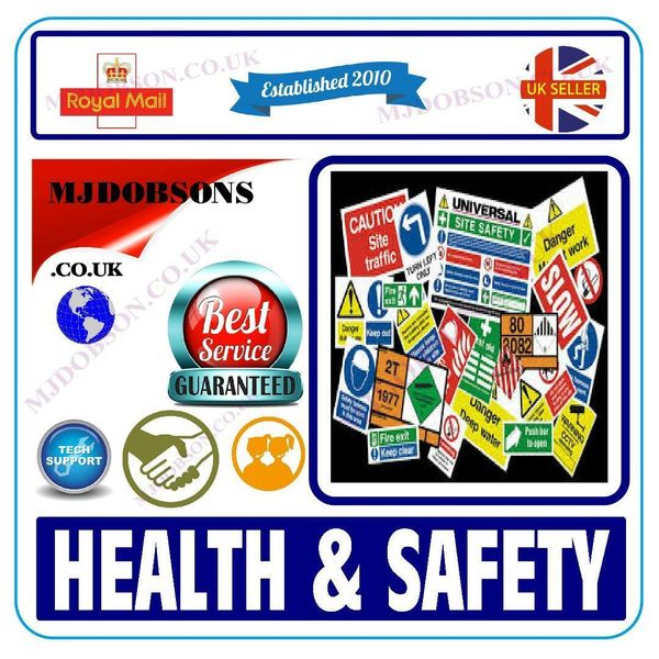 Health and Safety  SIGNS POSTERS   FREE  POSTAGE