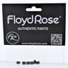 FLOYD ROSE STRING LOCK INSERT BLOCK BLACK (SET OF 6)