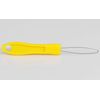 HOME-X Button Hook Helper, Assistance Tool for The Elderly, One-Hand Button Tool- Yellow- 6” L x ¾” W