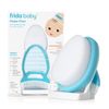 Frida Baby DermaFrida the FlakeFixer | Milk Scab Treatment | 3 Step Kit Against Milk Scab, Soothes Baby's Scalp, Prevents Dryness and Dandruff | Sponge, Brush and Comb + Stand