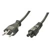 LINDY 30412 High-Speed Power Cable for PC Laptop, 2 m Grip Switzerland, Colour: Black