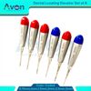 Stainless Steel Luxating Tooth and Molar Elevator Picks,STR, Color-Coded, 8PK