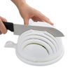 SALAD CUTTER BOWL 60 Second Salad Slicer Maker Vegetable Fruit Chopper Drainer