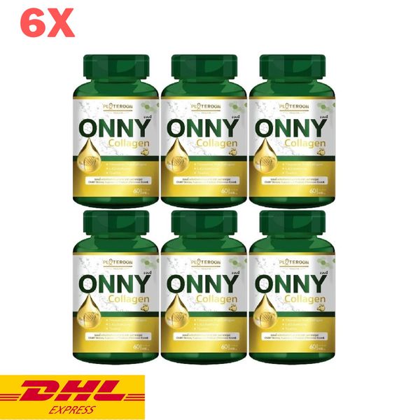 6x Onny Collagen Capsule Skin Brightening Nourishing Supplement Healthy 60's