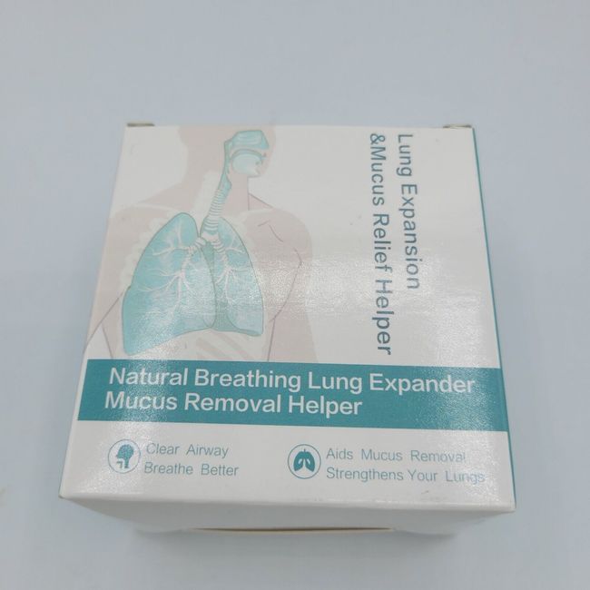 Natural Breathing Lung Expander and Mucus Decongestant Removal Helper Device