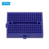 PATIKIL 6pcs Mini Breadboard, Solderless Breadboard Small Breadboard 170 Tie Points Prototype PCB Bread Board Electronics Kit Self Adhesive Plates, SYB-170, Blue
