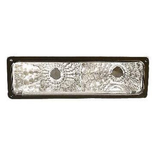 DEPO Chevy/GMC C/K 10 Truck 94-02 / Suburban/Yukon 92-99 / Blazer 92-94 / Tahoe 95-99 Parking Signal Light Diamond Black Composite Type