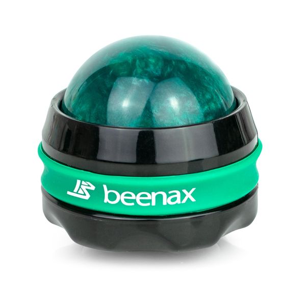 Beenax Massage Roller Ball, Sore and Tight Muscle Pain Relief, Manual Self Massager, Relax Shoulders, Arms, Neck, Back, Legs, Calves, Foot and Body Tension, Essential Oil or Lotion