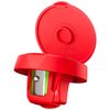 STABILO woody 3-in-1 - Replaceable Container Sharpener - Pack of 1 - Red