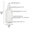 BRIGHTFROM Twist Top Applicator Bottles, Squeeze 4 OZ Empty Plastic Bottles, Refillable, Open/Close Nozzle - Multi Purpose (Pack of 2)